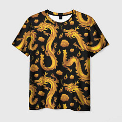 Мужская футболка Golden dragons