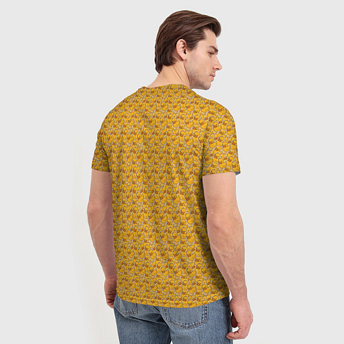 Мужская футболка Паттерн с утятами / 3D-принт – фото 4