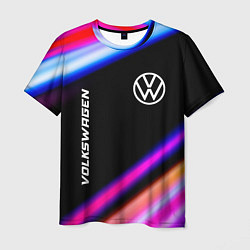 Футболка мужская Volkswagen speed lights, цвет: 3D-принт