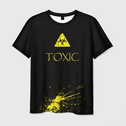 Футболка мужская TOXIC - Биологическая опасность, цвет: 3D-принт