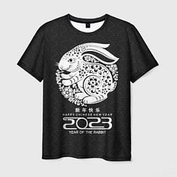 Мужская футболка Year of the rabbit, year of the rabbit, 2023