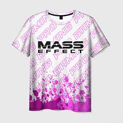 Мужская футболка Mass Effect pro gaming: символ сверху