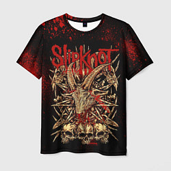 Мужская футболка Slipknot red black
