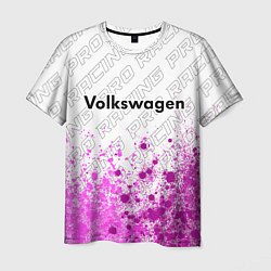 Мужская футболка Volkswagen pro racing: символ сверху
