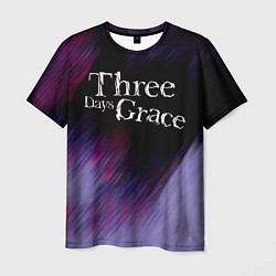 Мужская футболка Three Days Grace lilac