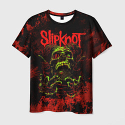 Мужская футболка Slipknot череп