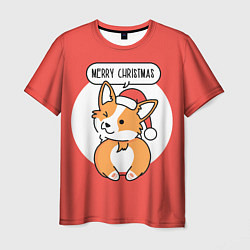 Мужская футболка Рождественский лис