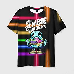 Мужская футболка Zombie burgers - Pop Art