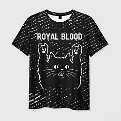 Футболка мужская Группа Royal Blood и рок кот, цвет: 3D-принт