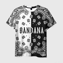 Мужская футболка Бандана Кизару Биг Бейби Тейп контраст цветов