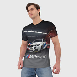 Футболка мужская BMW M 240 i Racing - Motorsport - M Power, цвет: 3D-принт — фото 2