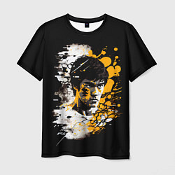 Мужская футболка Брюс Ли в стиле поп арт