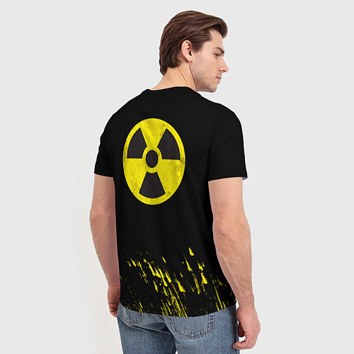 Мужская футболка Radiation - радиационная опасность / 3D-принт – фото 4