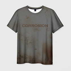 Мужская футболка Corrosion - рыжая ржавчина