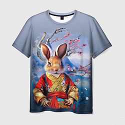 Мужская футболка Кролик в китайском халате