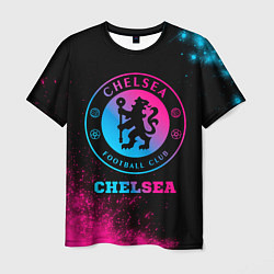 Мужская футболка Chelsea - neon gradient