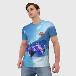 Футболка мужская Blaze the Cat - Team Sonic racing, цвет: 3D-принт — фото 2