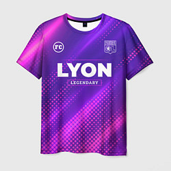 Мужская футболка Lyon legendary sport grunge