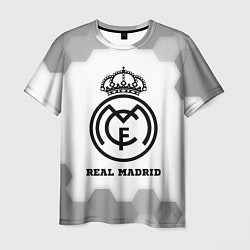 Футболка мужская Real Madrid sport на светлом фоне, цвет: 3D-принт
