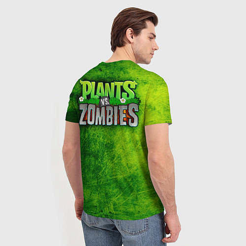 Мужская футболка Green zombie / 3D-принт – фото 4