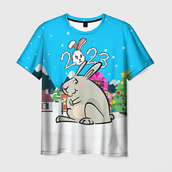 Мужская футболка Большой кролик 2023