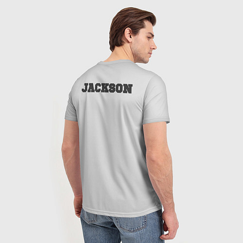 Мужская футболка Майкл Джексон - рисунок / 3D-принт – фото 4