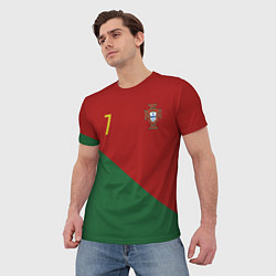 Футболка мужская Роналду сборная Португалии, цвет: 3D-принт — фото 2