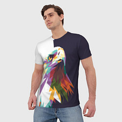 Футболка мужская Орел-птица гордая, цвет: 3D-принт — фото 2