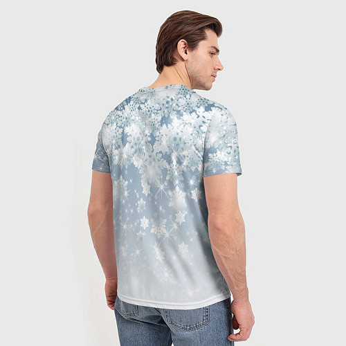 Мужская футболка Зайка в венке 2023 / 3D-принт – фото 4