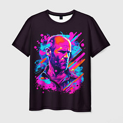 Мужская футболка Jason Statham - pop art