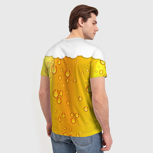 Мужская футболка С новым пивом / 3D-принт – фото 4