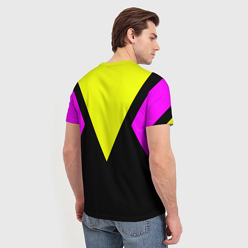 Мужская футболка FIRM прямиком из восьмидесятых / 3D-принт – фото 4