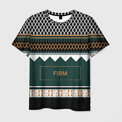 Мужская футболка FIRM как свитер из 90х