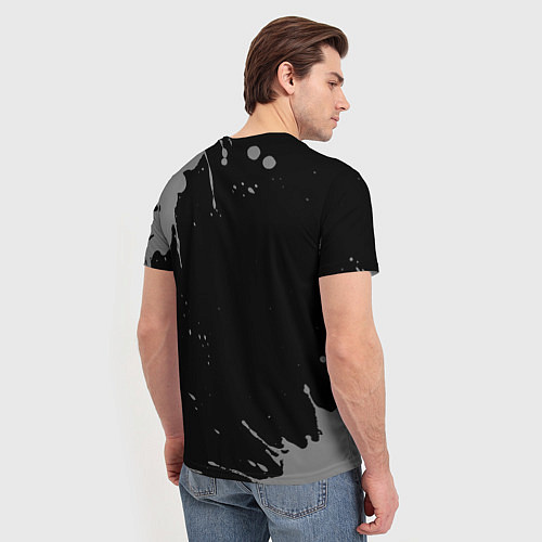 Мужская футболка На Земле с 1969: краска на темном / 3D-принт – фото 4