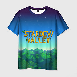 Мужская футболка Горы Stardew Valley