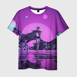 Мужская футболка Фантазийный силуэт - vaporwave