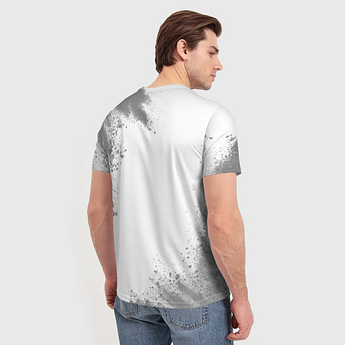 Мужская футболка Нутрициолог с очень большой буквы на светлом фоне / 3D-принт – фото 4