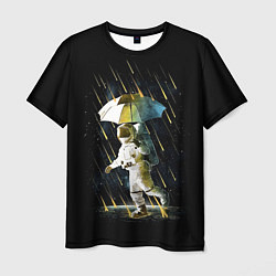 Мужская футболка Прогулка под метеорами