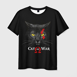 Мужская футболка Cat of war collab