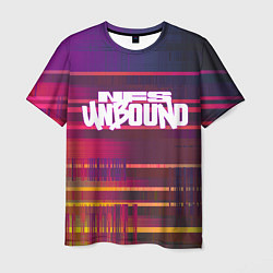 Мужская футболка NFS unbound пиксель полосы