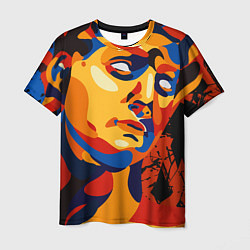 Мужская футболка Аполлон - декоративная живопись