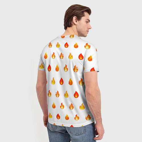Мужская футболка Мерцающие искры на светлом / 3D-принт – фото 4