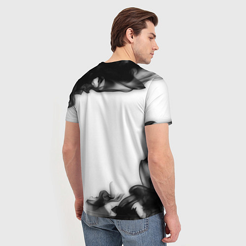 Мужская футболка Worlds okayest financier - white / 3D-принт – фото 4