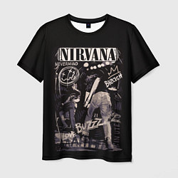 Мужская футболка Nirvana bleach