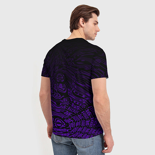Мужская футболка Геншин импакт: Райдэн в современности / 3D-принт – фото 4