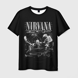 Мужская футболка Nirvana live