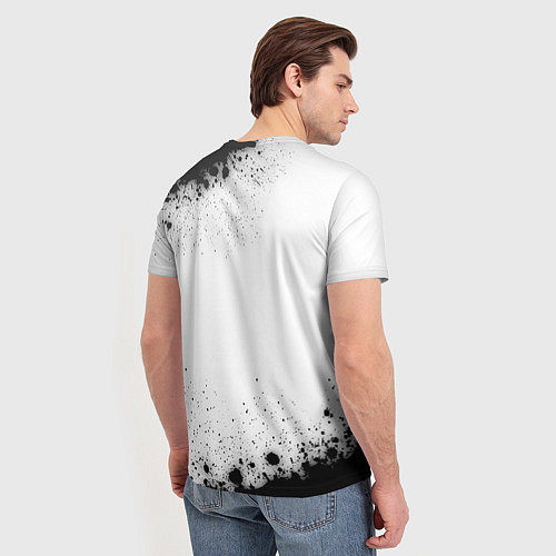 Мужская футболка Worlds okayest designer - white / 3D-принт – фото 4
