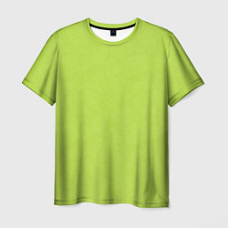 Футболка мужская Текстурированный ярко зеленый салатовый, цвет: 3D-принт