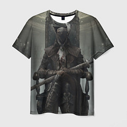 Мужская футболка Bloodborne охотник