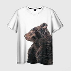 Мужская футболка Медведь в профиль